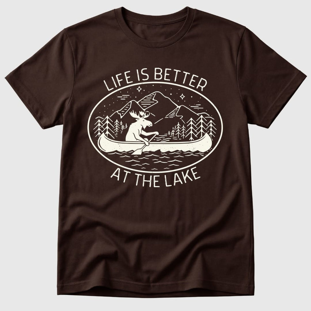 Dark Chocolate Lake Life Is Better - Mosaic Rhino