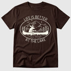 Dark Chocolate Lake Life Is Better - Mosaic Rhino