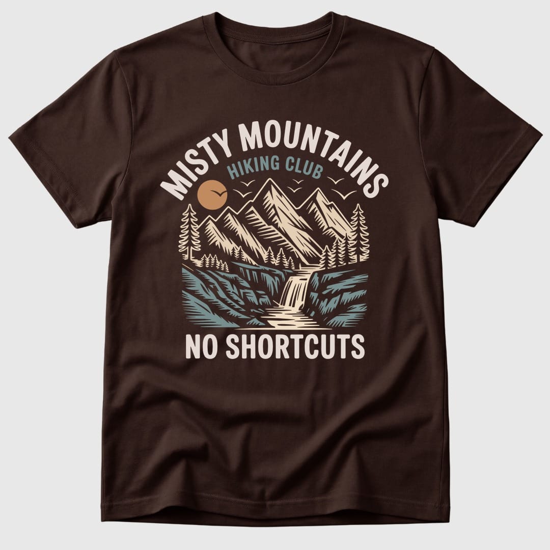 Dark Chocolate Misty Mountains Hiking - Mosaic Rhino