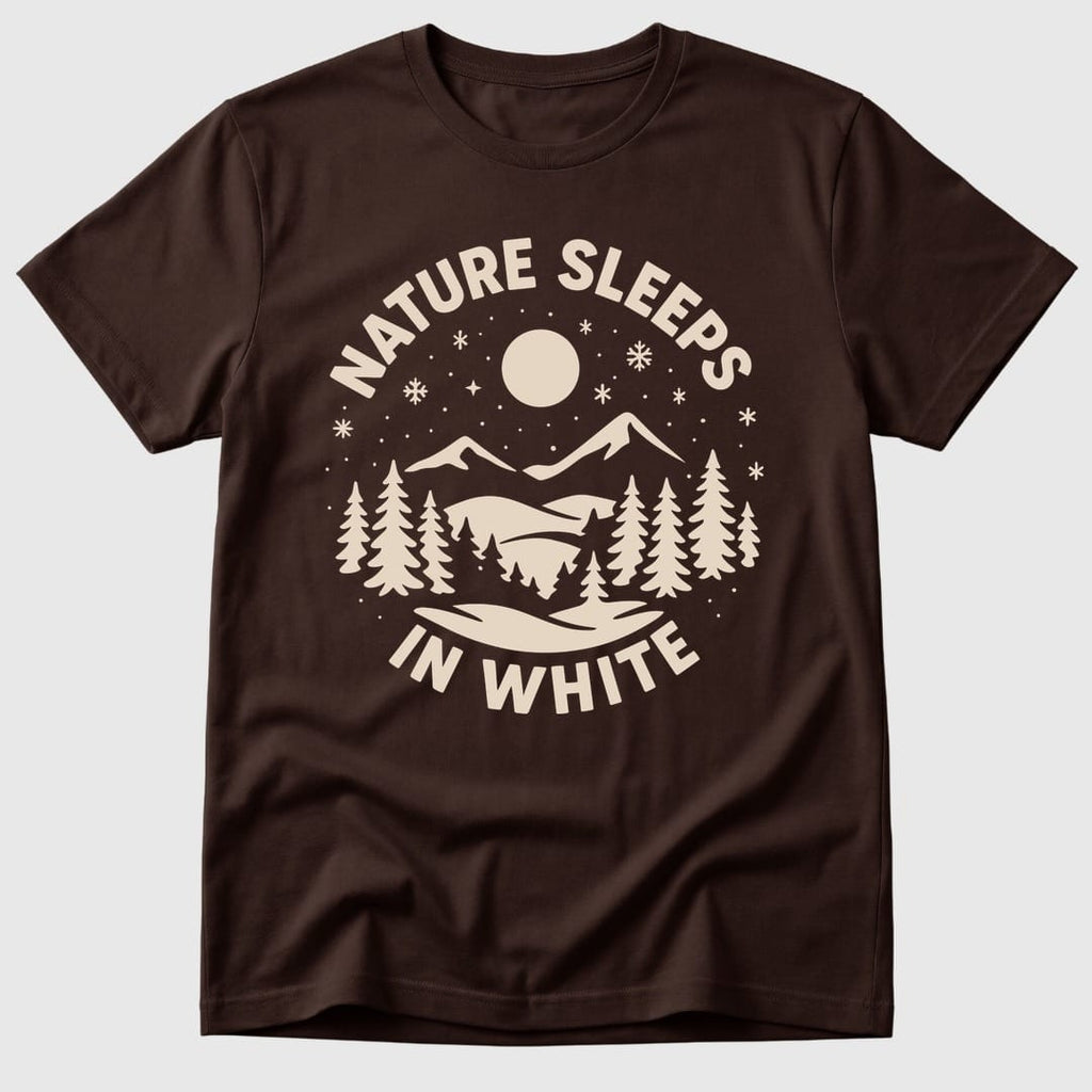 Dark Chocolate Nature Sleeps In White - Mosaic Rhino