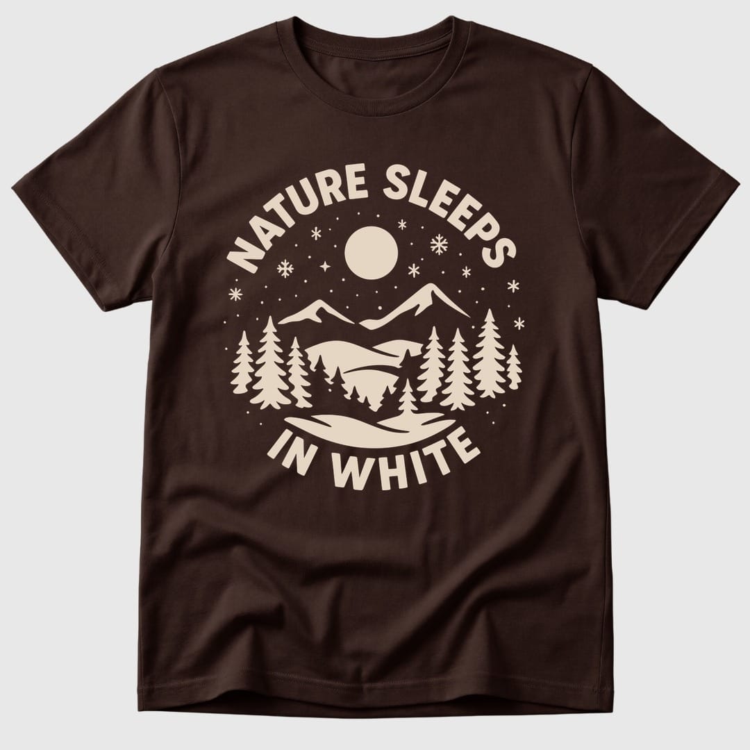 Dark Chocolate Nature Sleeps In White - Mosaic Rhino