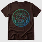 Dark Chocolate Neon Wilderness Bear - Mosaic Rhino
