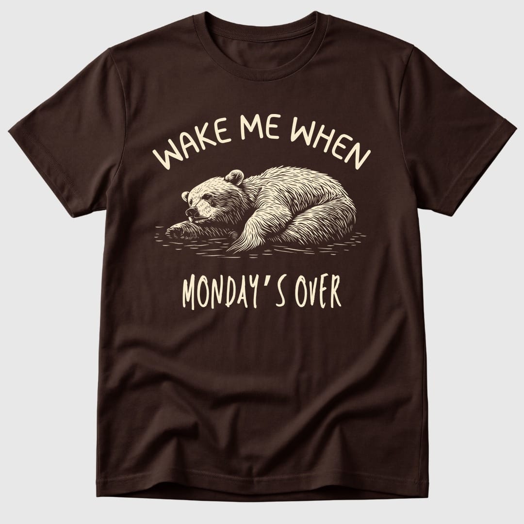 Dark Chocolate No Mondays Bear - Mosaic Rhino