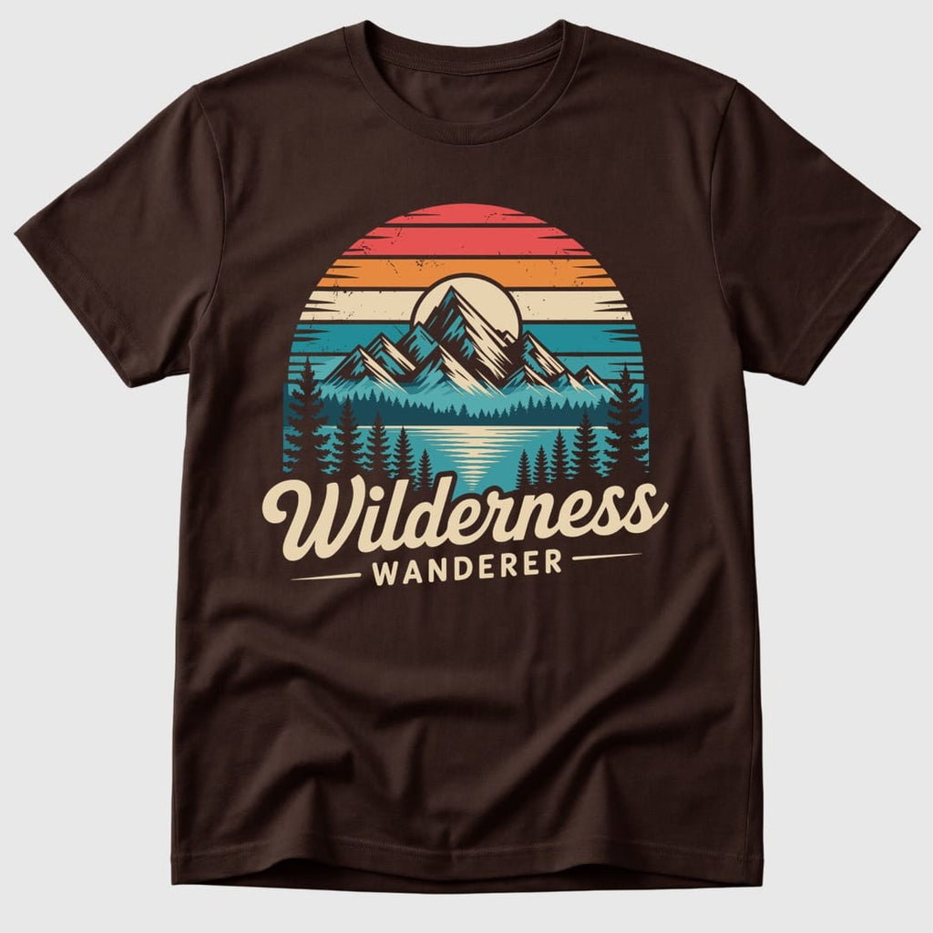 Dark Chocolate Retro Wilderness Wanderer - Mosaic Rhino