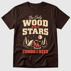Dark Chocolate Stars In The Wood - Mosaic Rhino