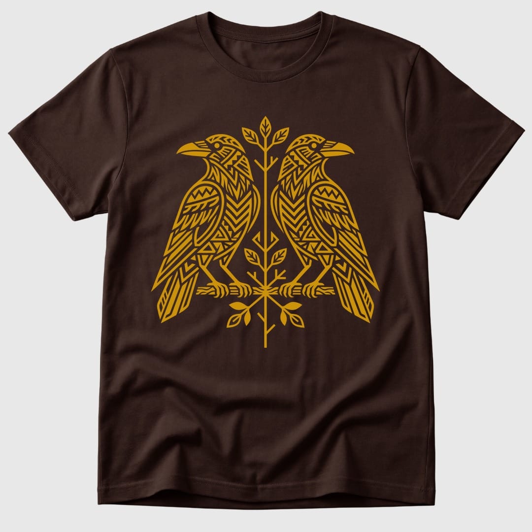 Dark Chocolate Twin Ravens - Mosaic Rhino