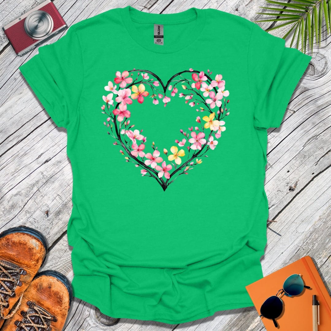 Apple Blossom Heart T-Shirt