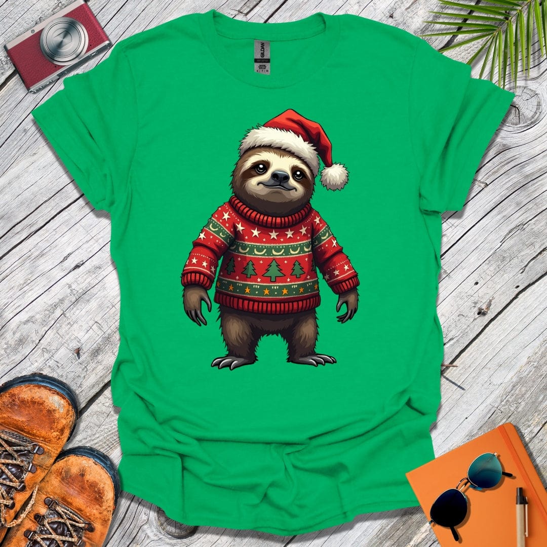 Surly Christmas Sloth T-Shirt