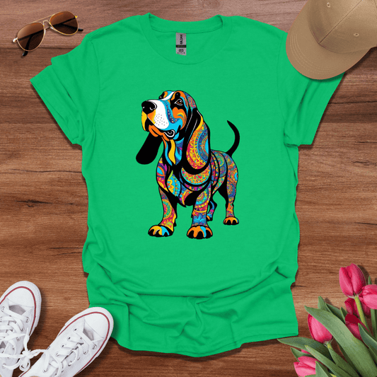 Curious Bassett Hound T-Shirt