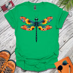 Flower Powered Dragonfly T-Shirt
