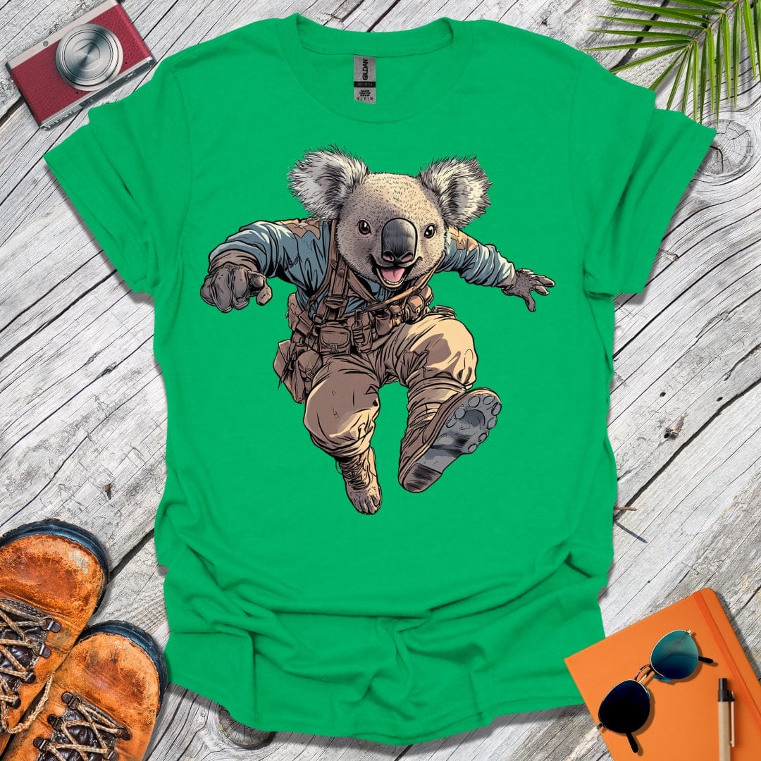 Origami Koala Shirt that is Wearable Origami Art by The Timeless Crane, image size:1080x1080
