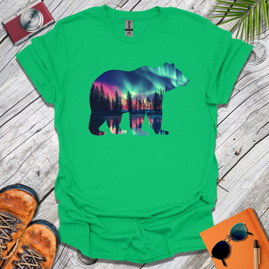 Northern Lights Bear T-Shirt