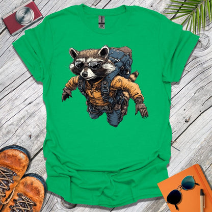 Freefalling Raccoon T-Shirt