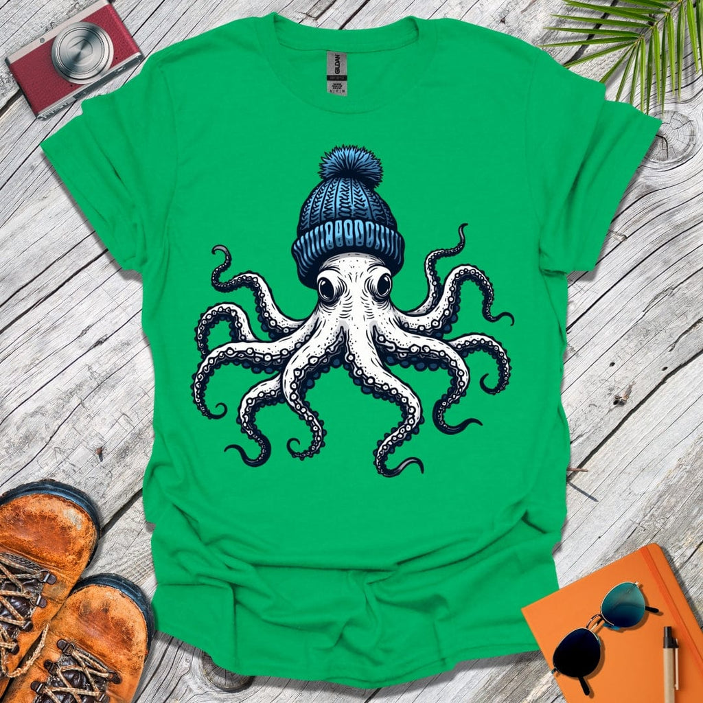 Woolly Hat Octopus T-Shirt