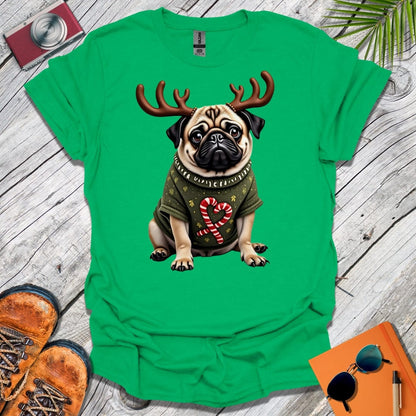 Festive Pug T-Shirt