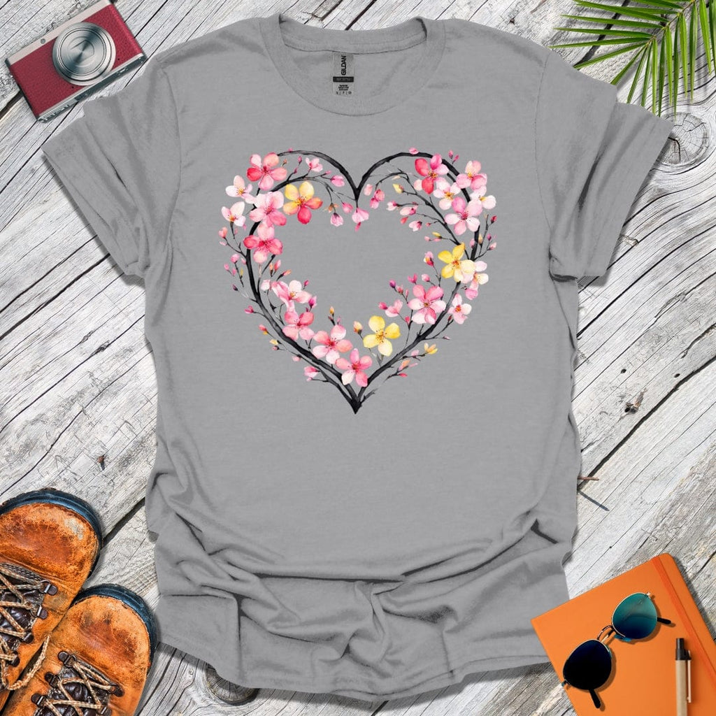 Apple Blossom Heart T-Shirt