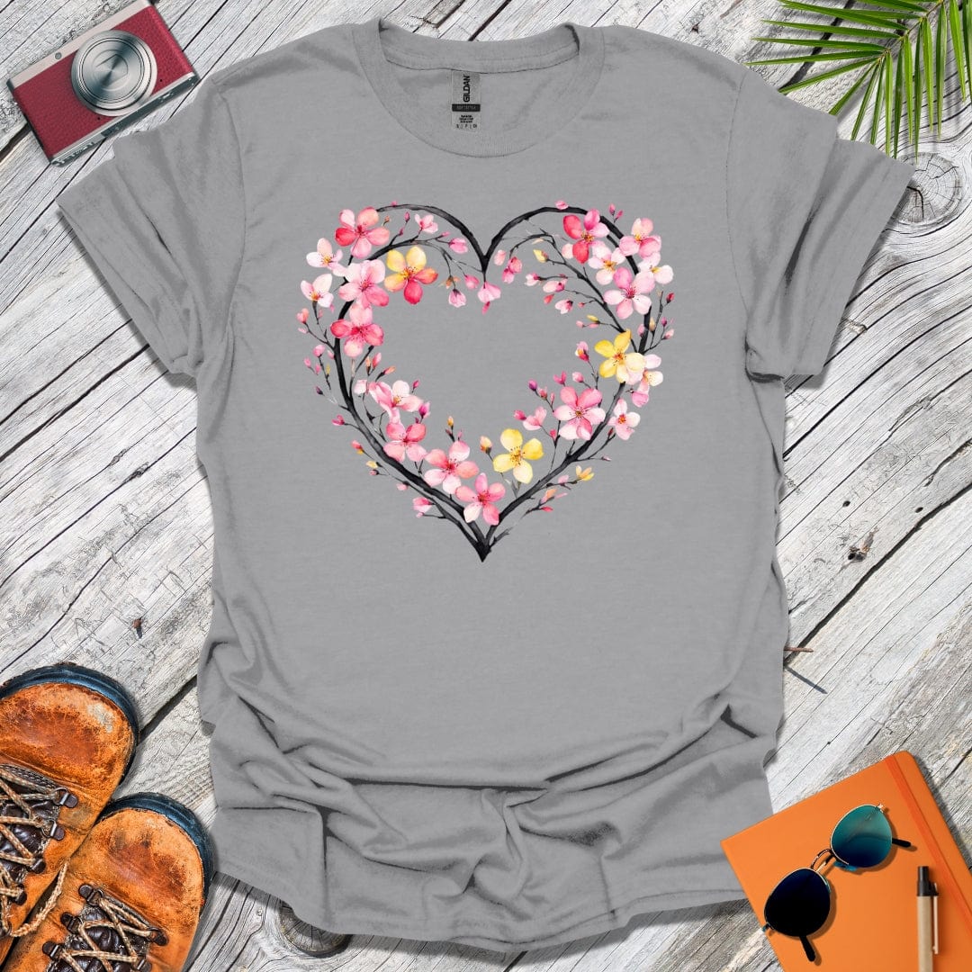 Apple Blossom Heart T-Shirt