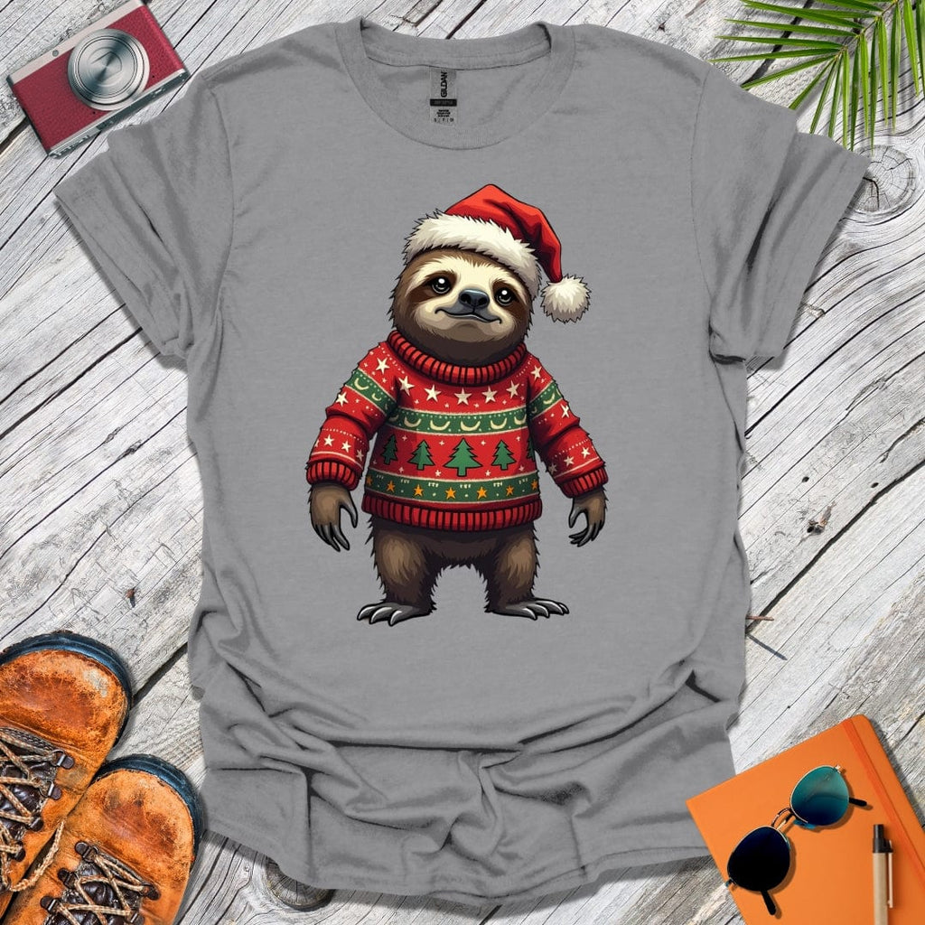 Surly Christmas Sloth T-Shirt