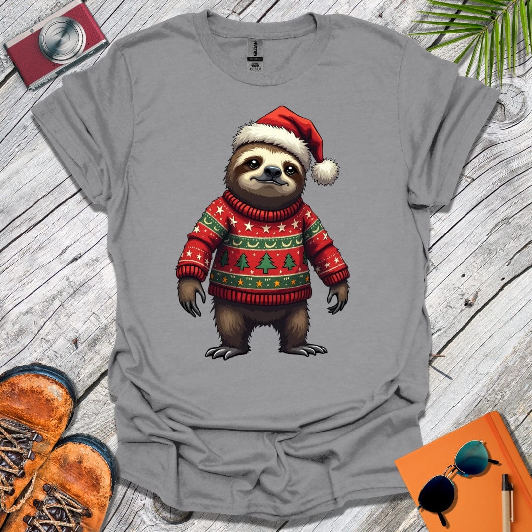 Surly Christmas Sloth T-Shirt