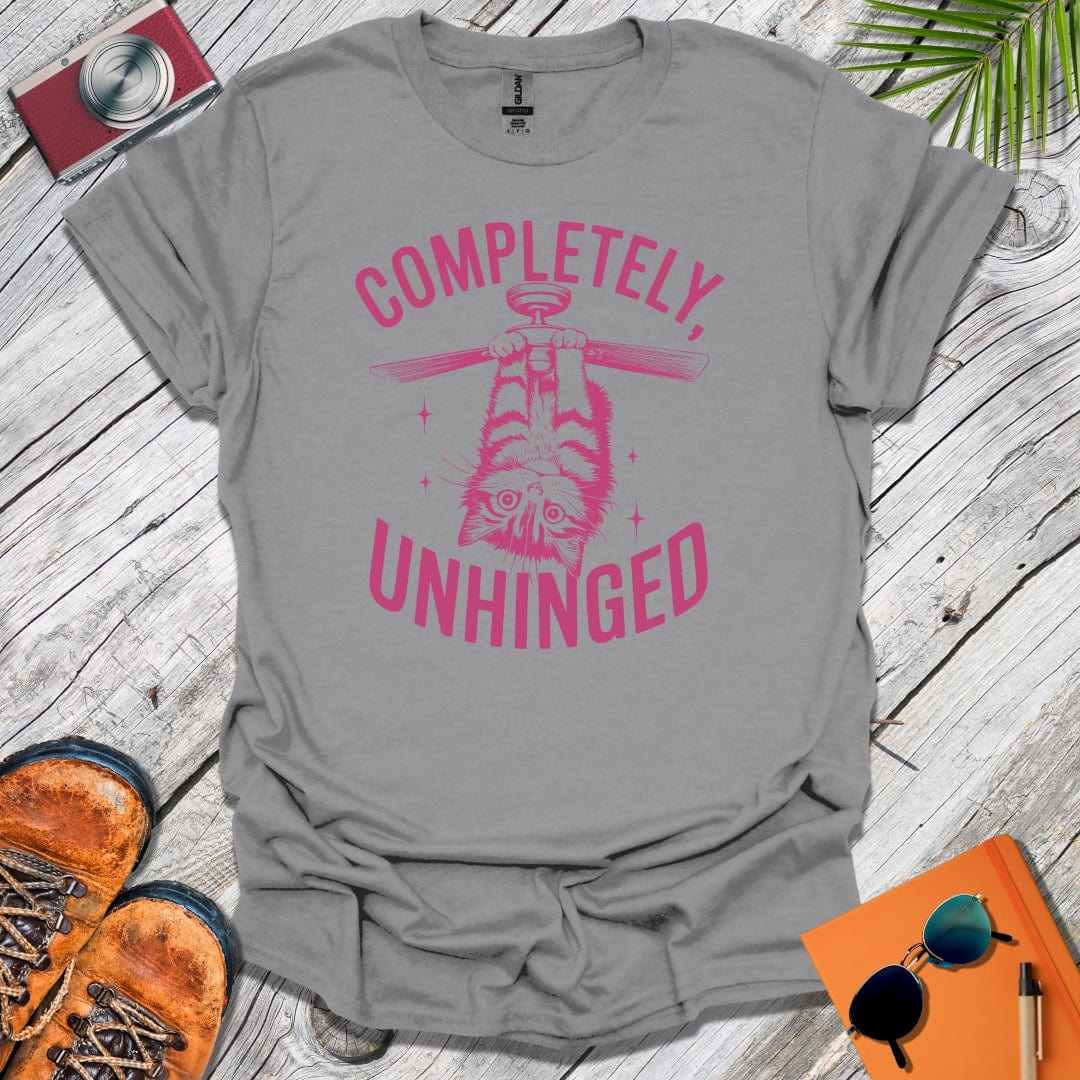 Completely Unhinged Cat T-Shirt