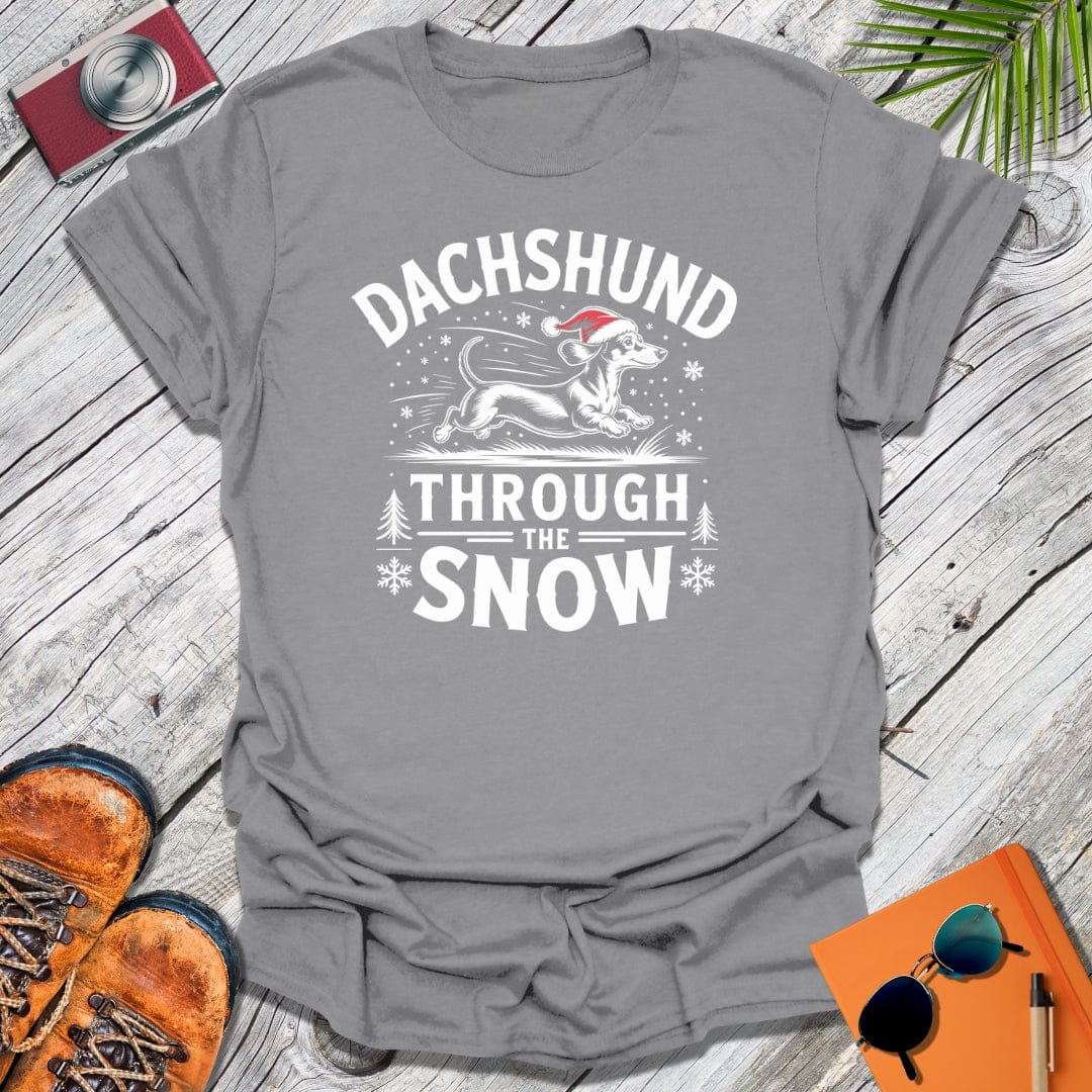 Dachshund Through Snow T-Shirt