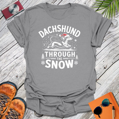 Dachshund Through Snow T-Shirt