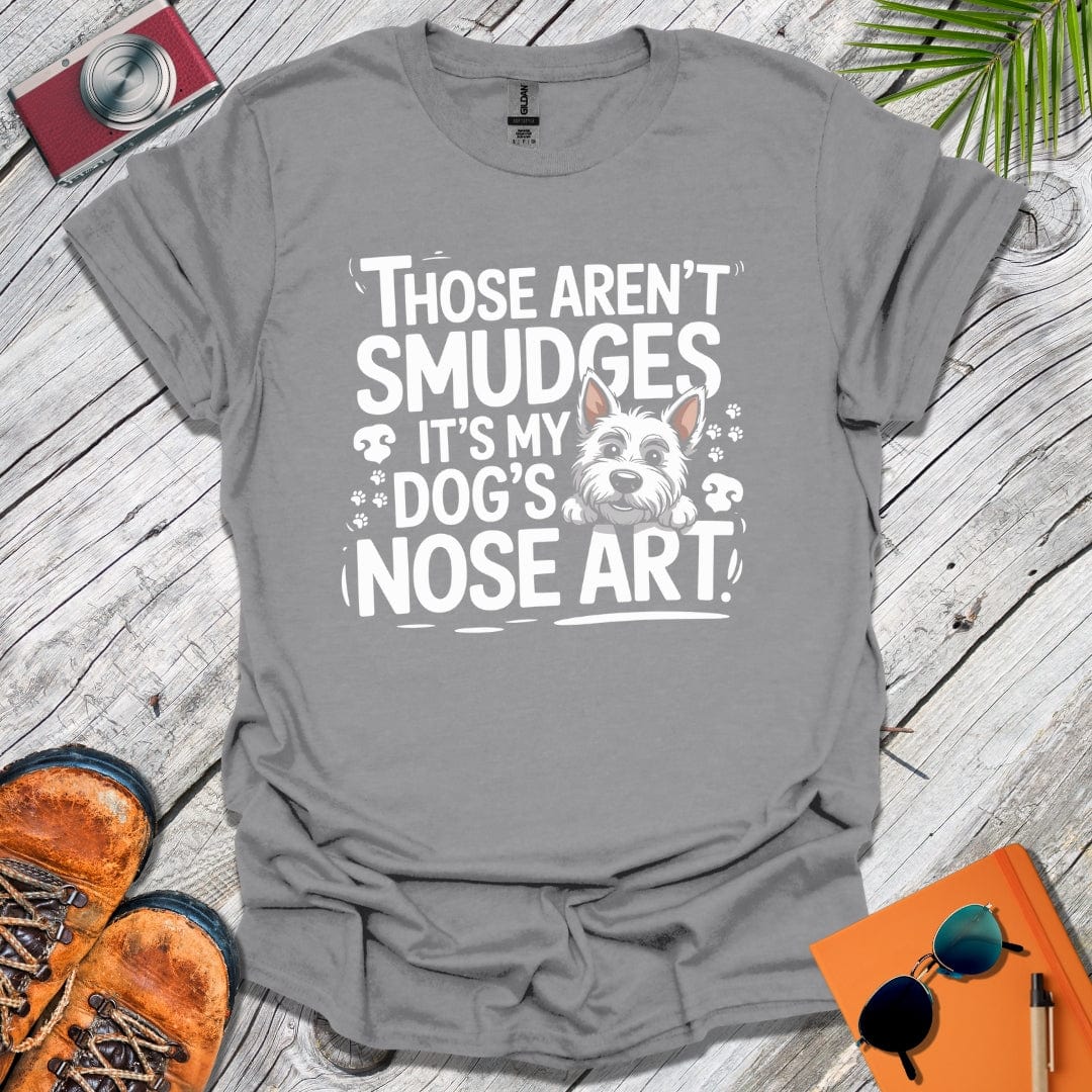 Dog Nose Art Westie T-Shirt