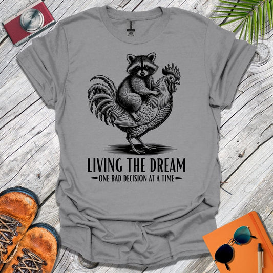 Dream Living Raccoon T-Shirt