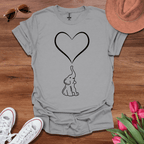 Elephant Blowing a Heart T-Shirt