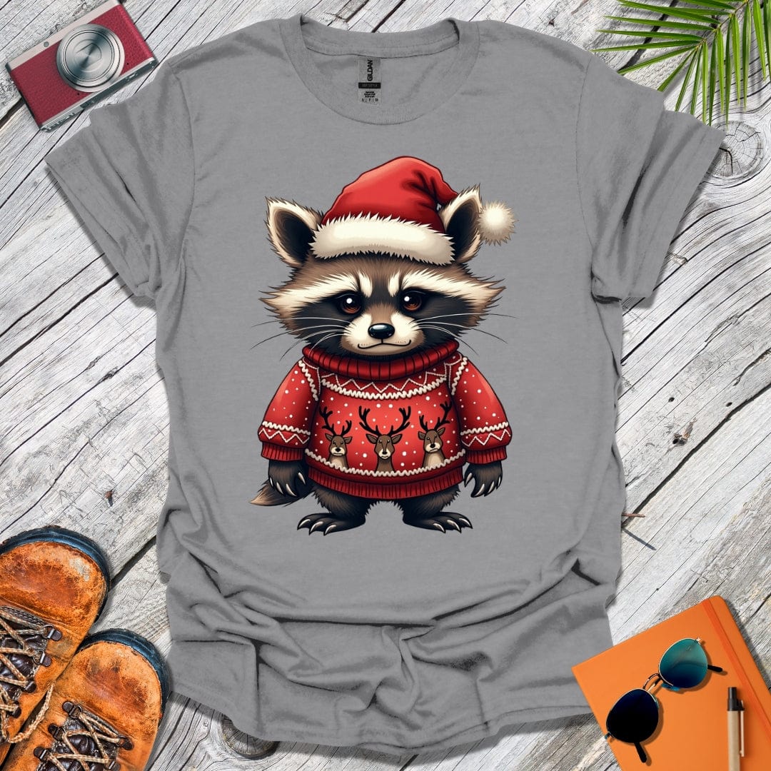 Festive Raccoon T-Shirt