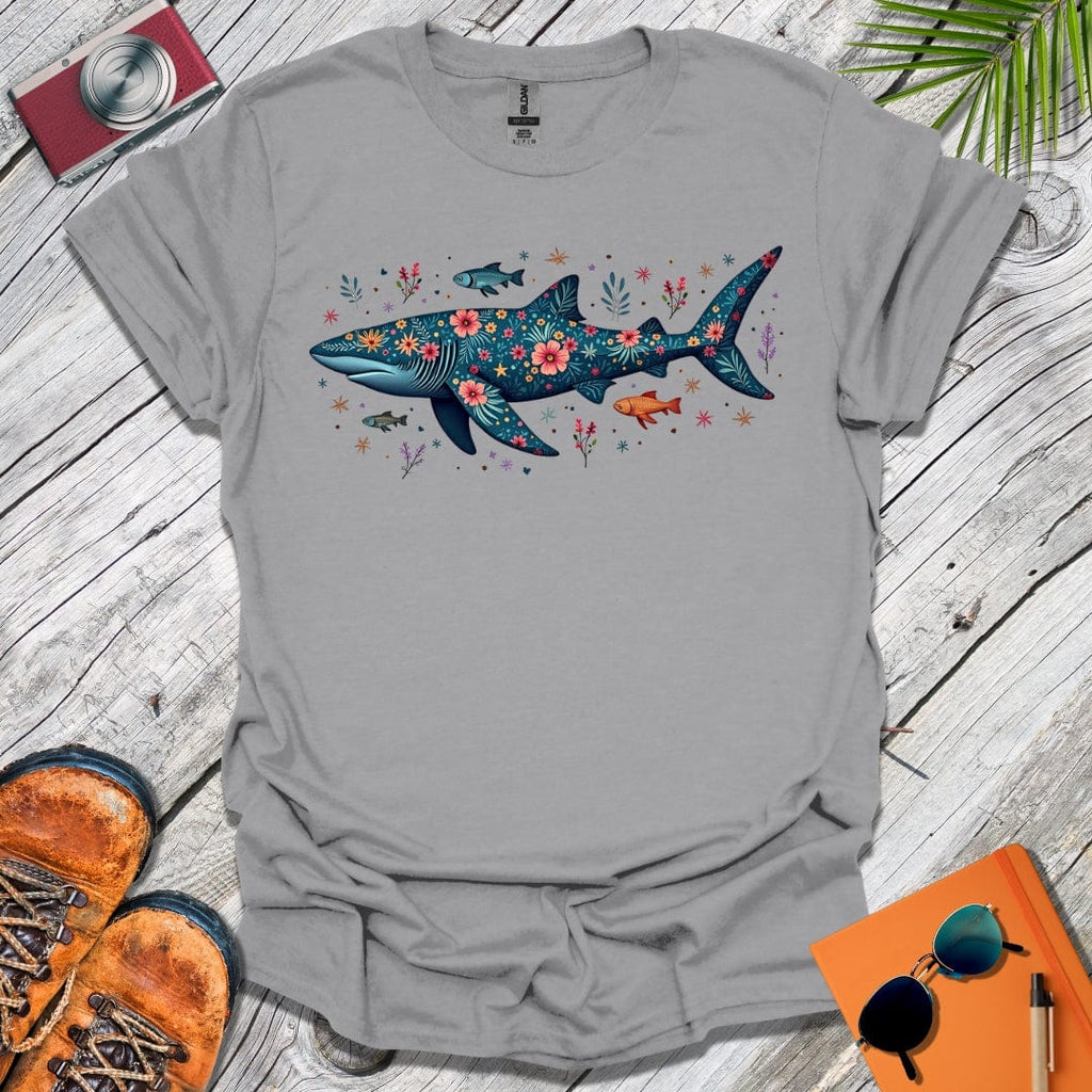 Floral Shark T-Shirt