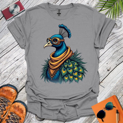 Goggled Peacock T-Shirt