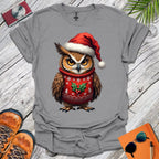 Grumpy Christmas Owl T-Shirt