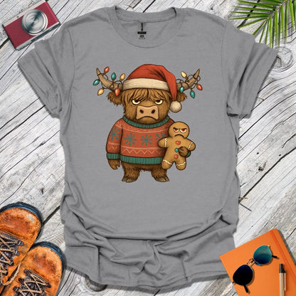 Life & Soul Xmas Cow T-Shirt