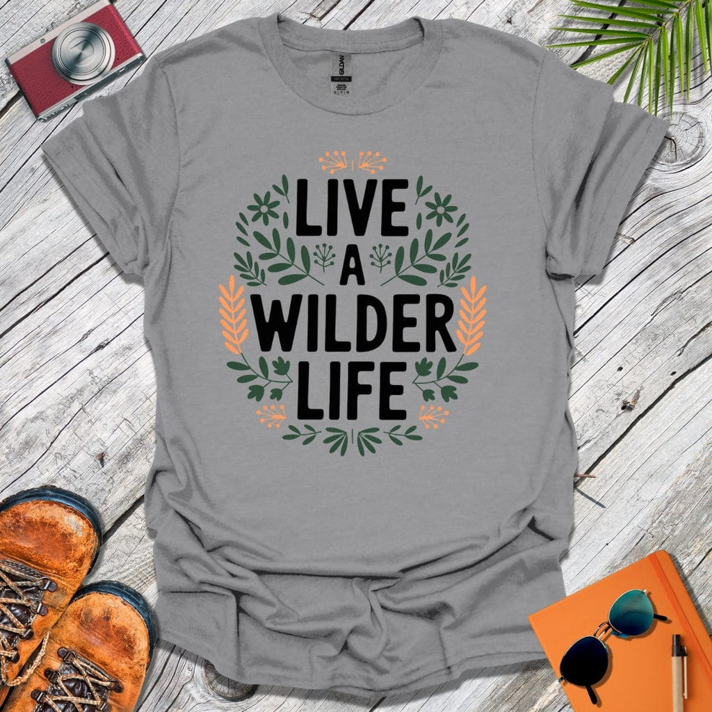 Live a Wilder Life Botanical T-Shirt