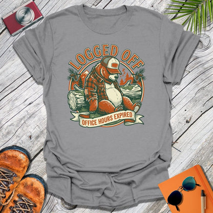Logged Off Bear T-Shirt