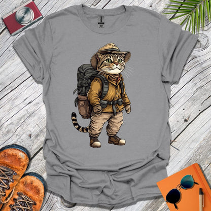 Explorer Tabby Cat T-Shirt