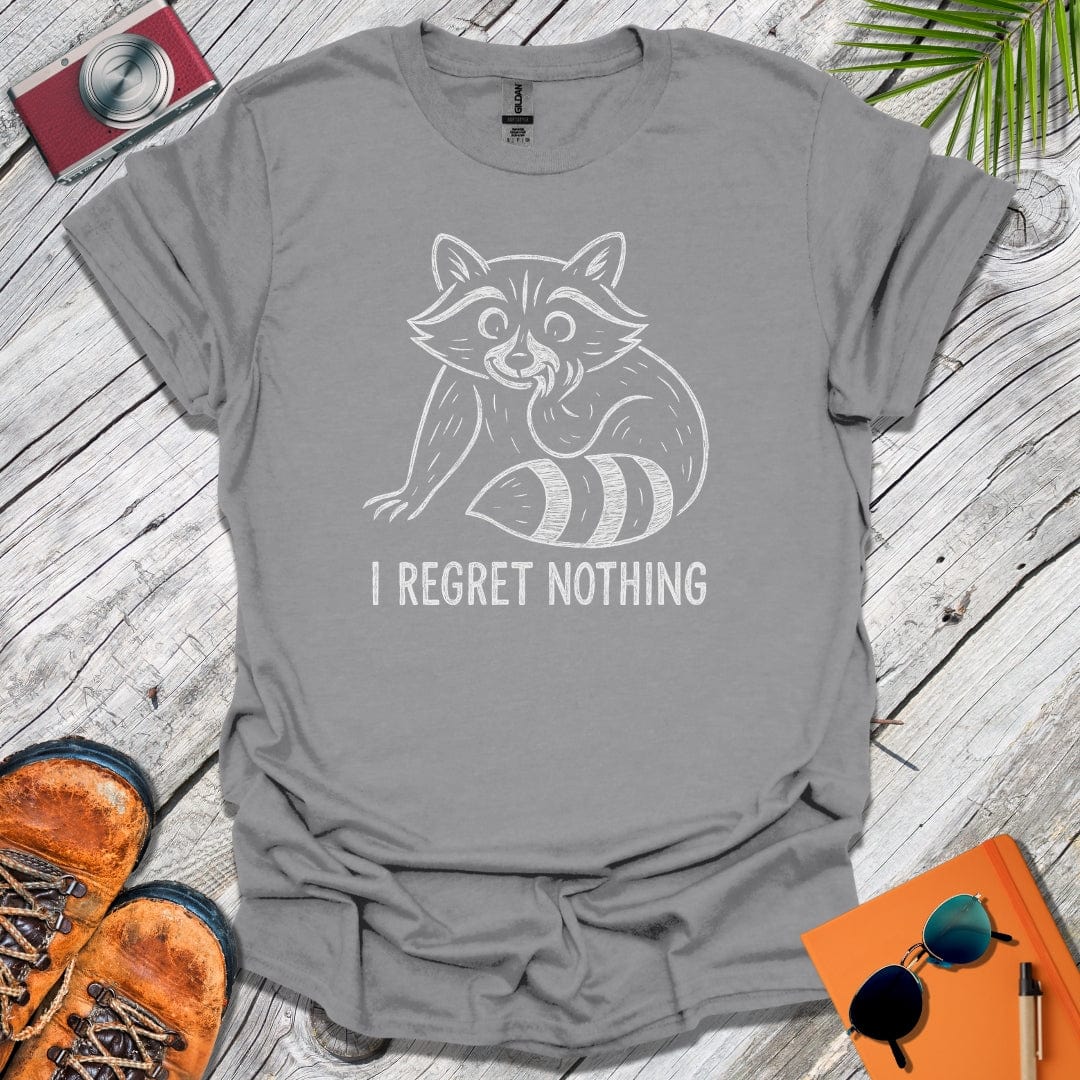 No Regrets Raccoon T-Shirt