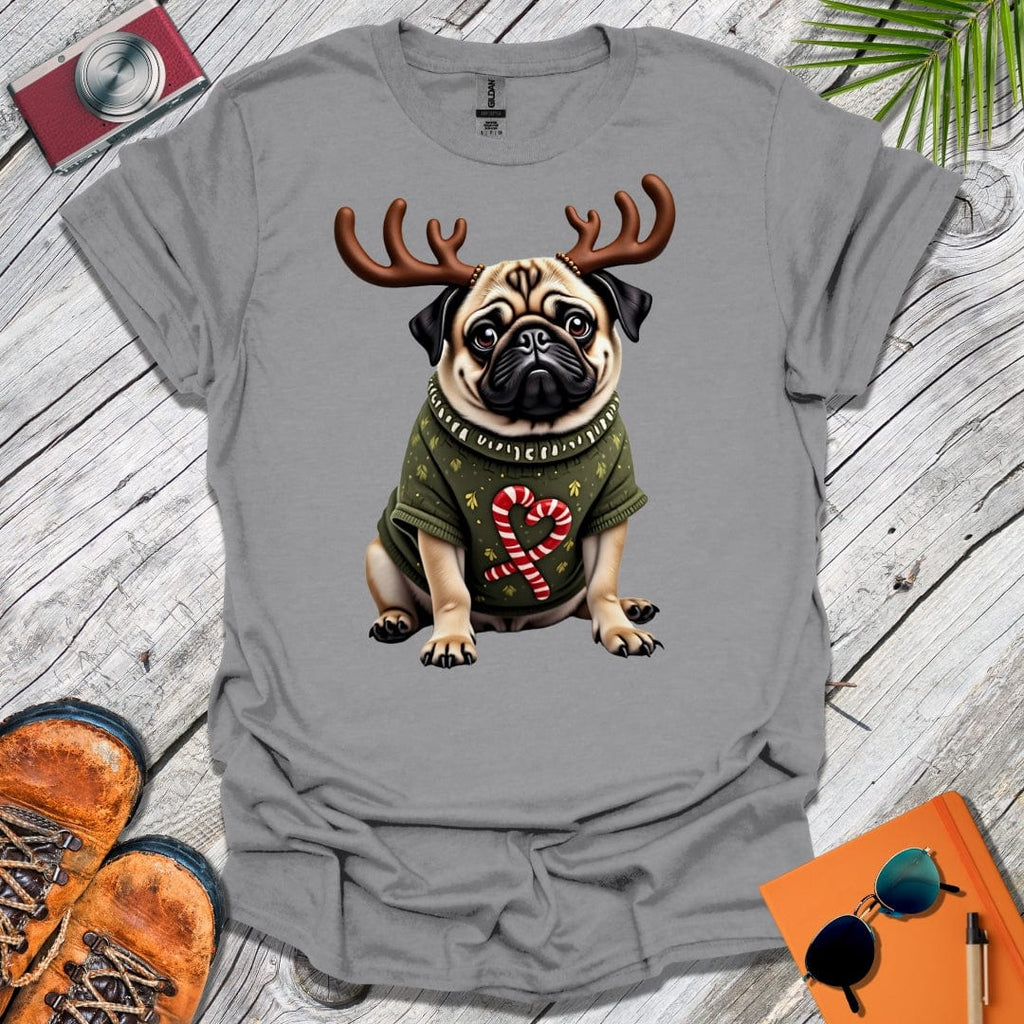 Festive Pug T-Shirt