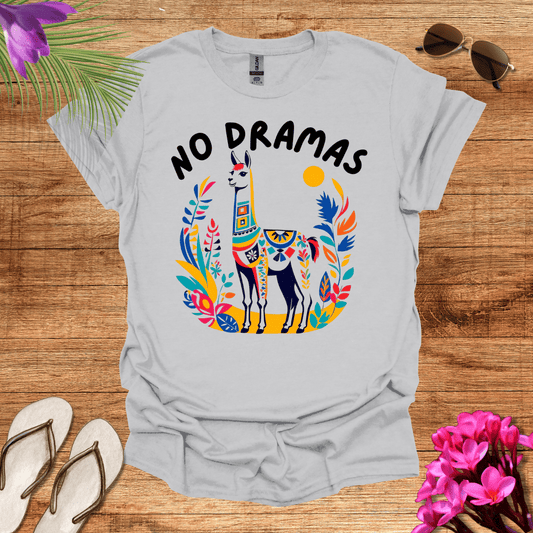 No Dramas Llama T-Shirt