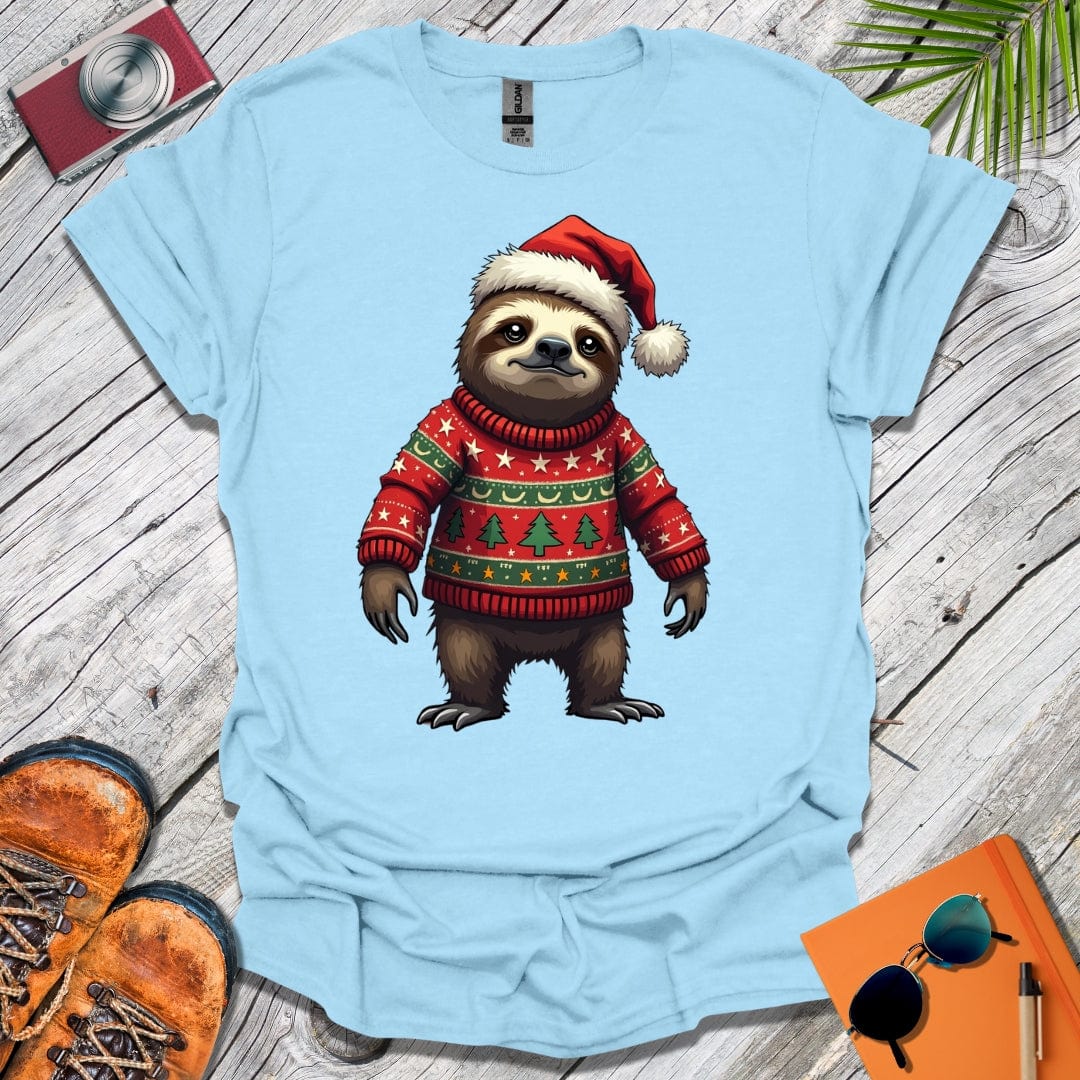 Surly Christmas Sloth T-Shirt