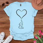 Elephant Blowing a Heart T-Shirt