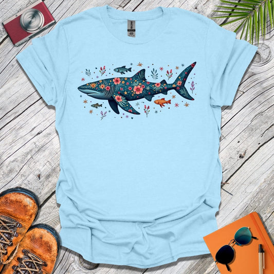 Floral Shark T-Shirt