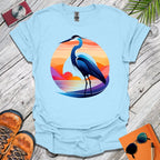 Heron Sunset T-Shirt