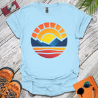 Mountains to Sea Sunset T-Shirt