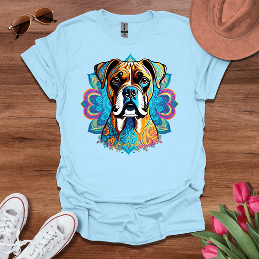 Psychedelic Boxer Dog T-Shirt