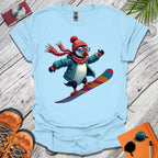 Snowboard Puffin T-Shirt