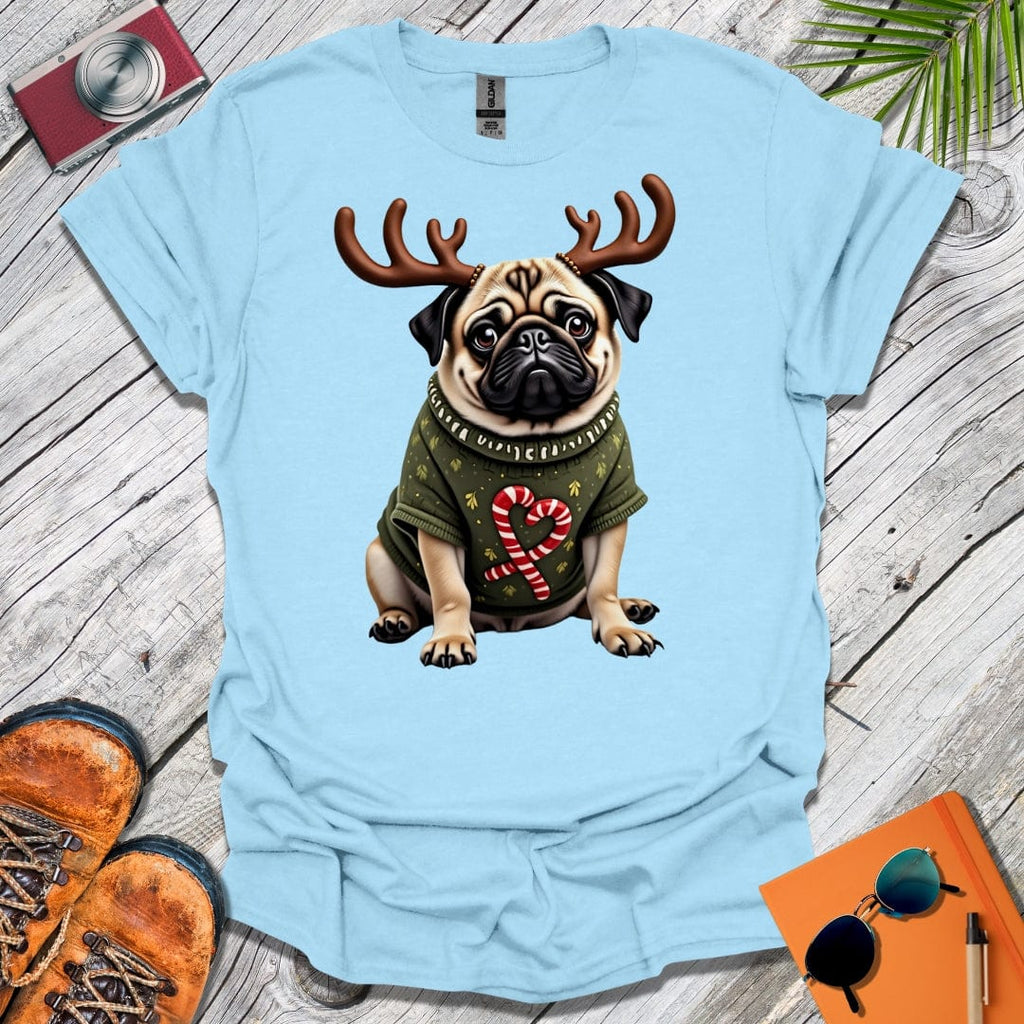 Festive Pug T-Shirt