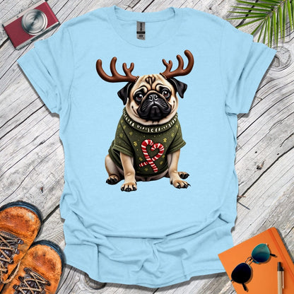 Festive Pug T-Shirt