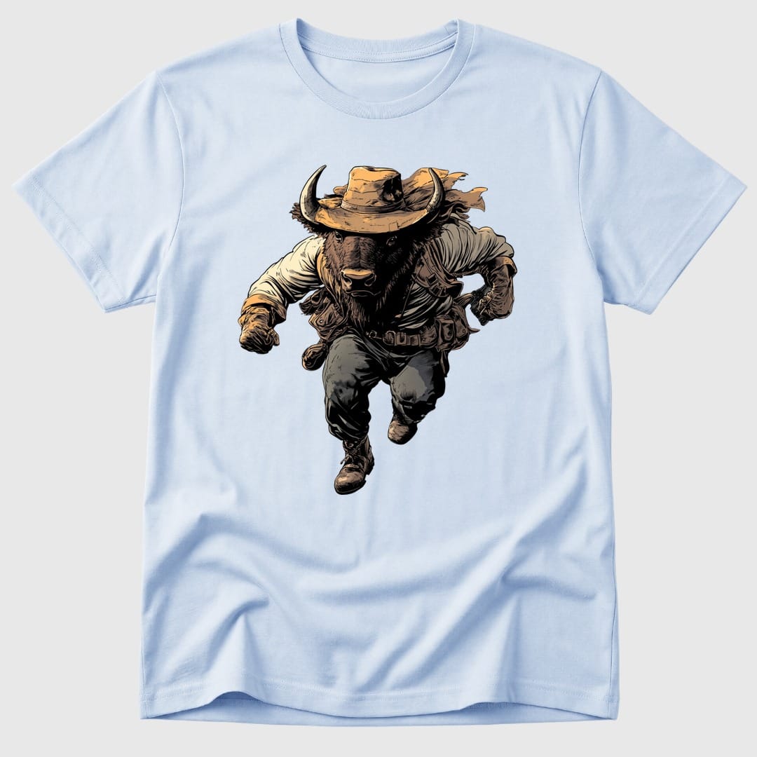 Light Blue Bison Jones - Mosaic Rhino
